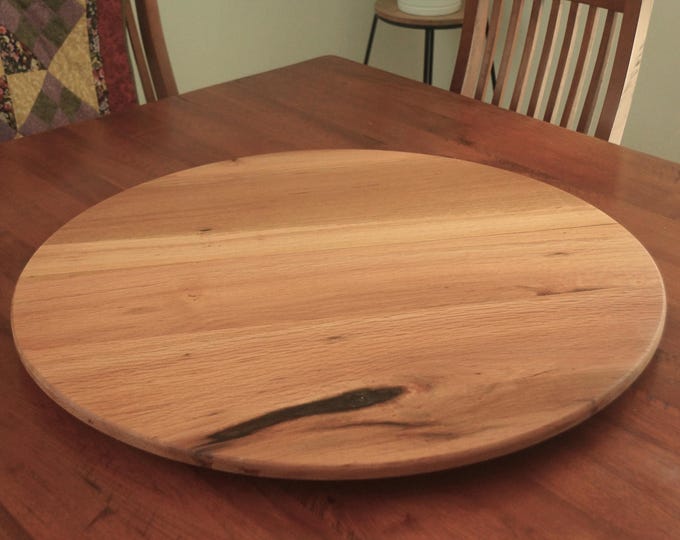 Lazy Susan in Western Australian She oak Timber. 800mm Diameter.