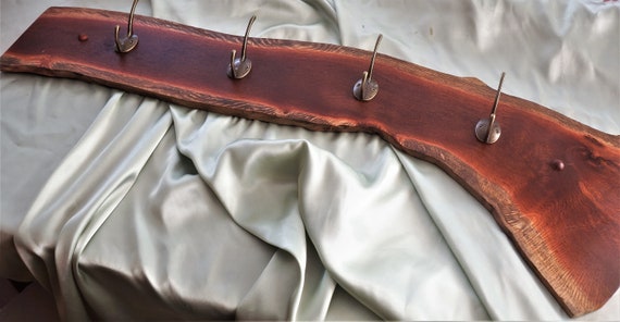 Coat Rack in Woody Pear Timber (2)