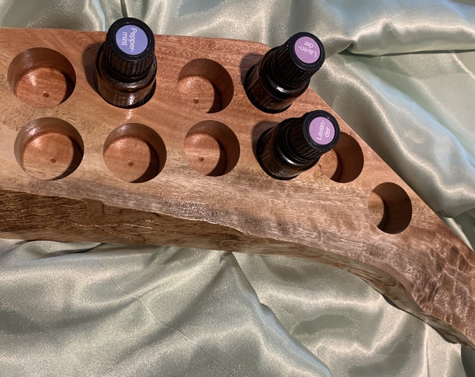 Sydney Blue Gum (157) Essential Oil Holder with natural edge.