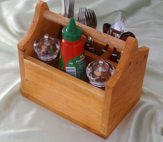 Cutlery Caddy Sheoak Timber