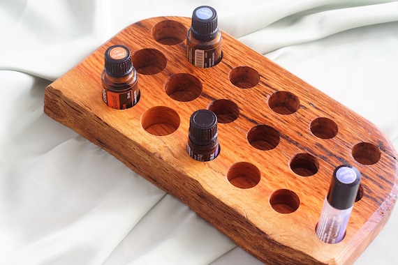 Sheoak (75) Essential Oil Holder with natural edge.
