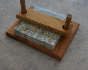 Napkin Holder in Thick She Oak