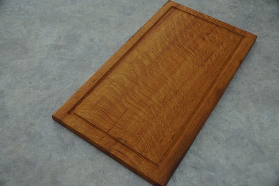 Kitchen Chopping Board with Juice channel in She oak timber (77)