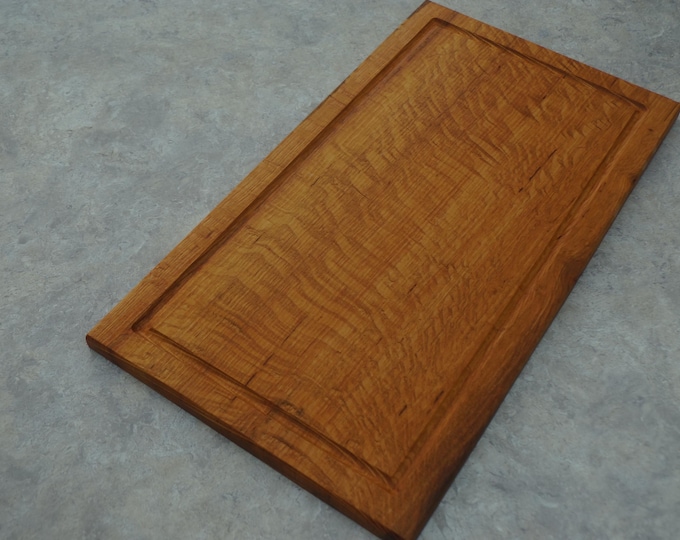 Kitchen Chopping Board with Juice channel in She oak timber (77)