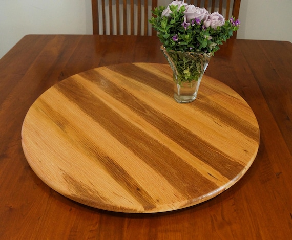 Lazy Susan in Western Australian Sheoak Timber. 750mm Diameter.