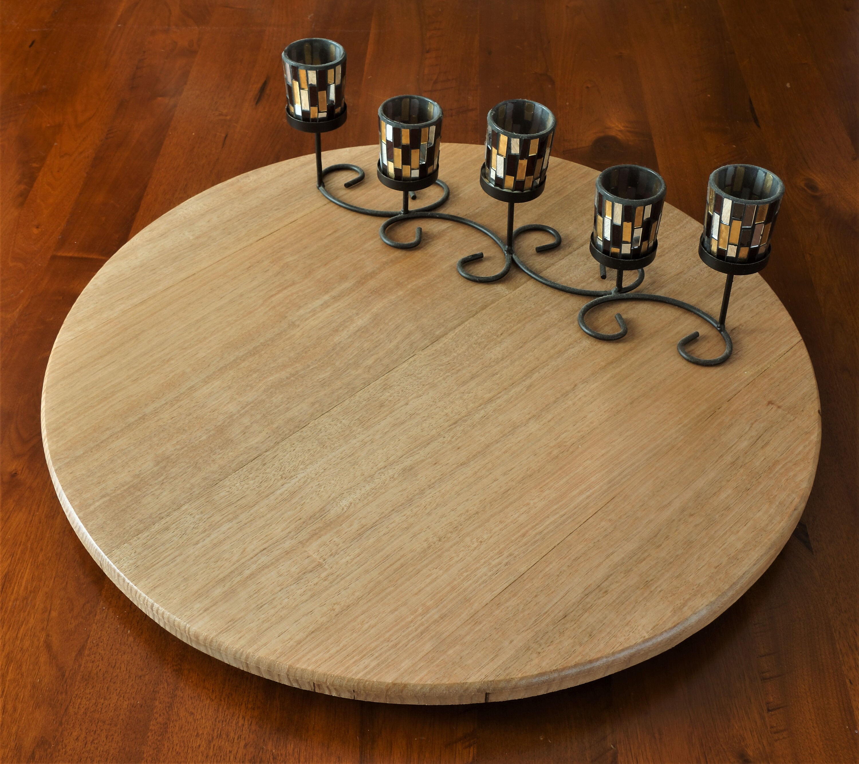 Lazy Susan in Victorian Ash. 600mm Diameter.