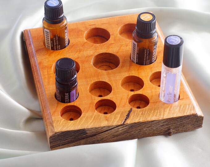 Sheoak (57) Essential Oil Holder with live edge