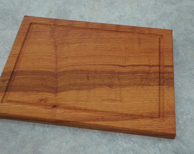 Kitchen Chopping Board with Juice channel in She oak timber (75)