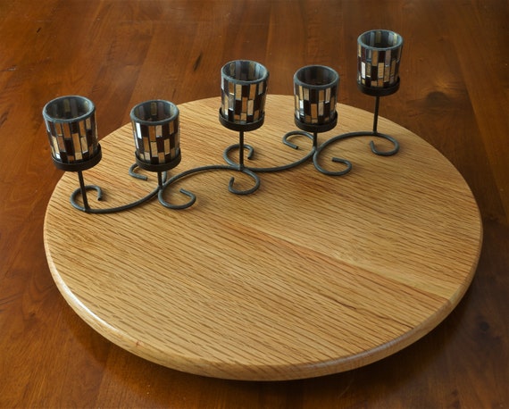 Lazy Susan in beautiful Sheoak. 600mm Diameter.