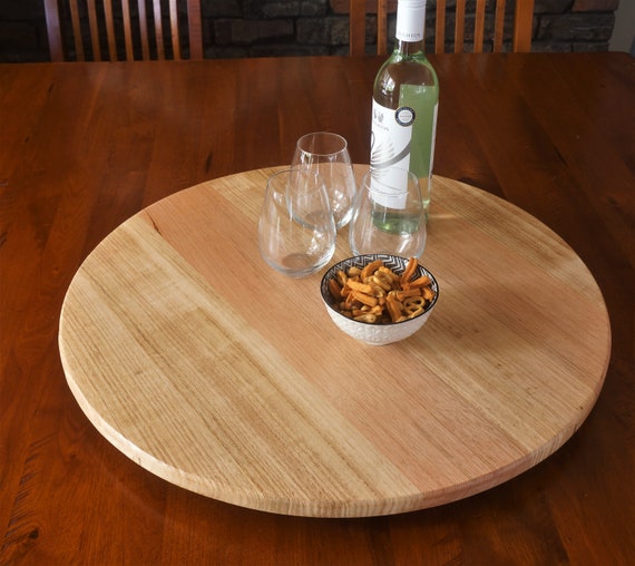 Lazy Susan in Tasmanian Oak. 600mm Diameter.