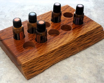 Sheoak (159) Essential Oil Holder with natural edge.