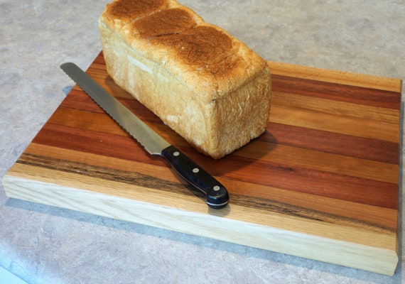 Mixed Timbers Chopping Board  (37) Solid timber.