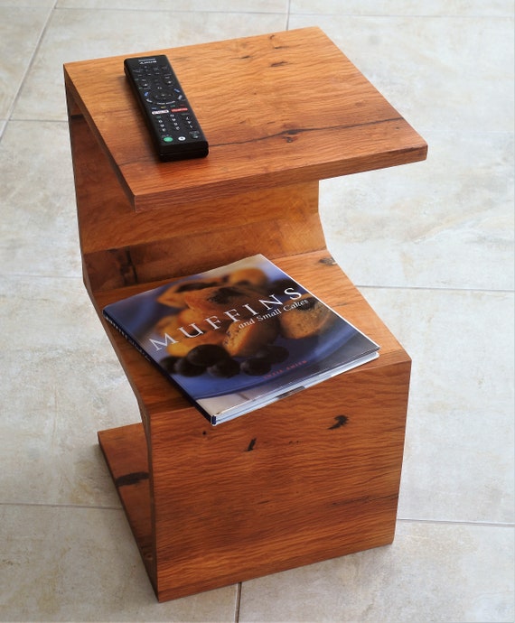 Sheoak Coffee Table in S shape