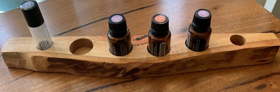 Blue Gum (141) Essential Oil Holder with natural edge.