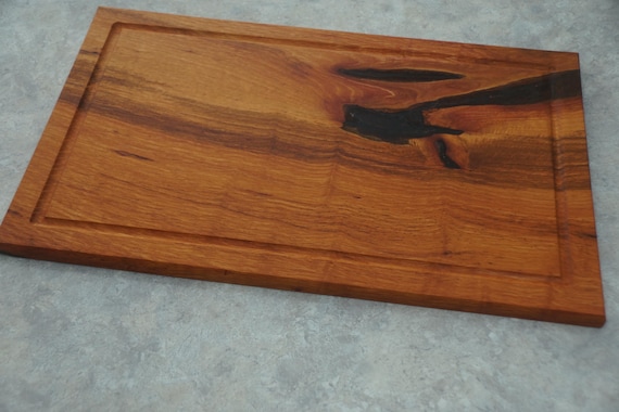 Kitchen Chopping Board with Juice channel in She oak timber (76)