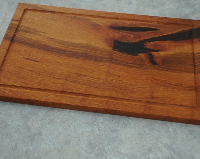 Kitchen Chopping Board with Juice channel in She oak timber (76)