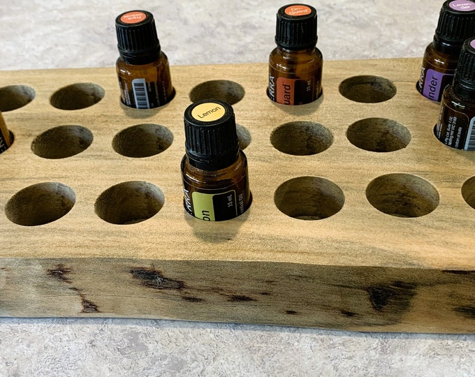 Norfolk Pine (152) Essential Oil Holder with natural edge.