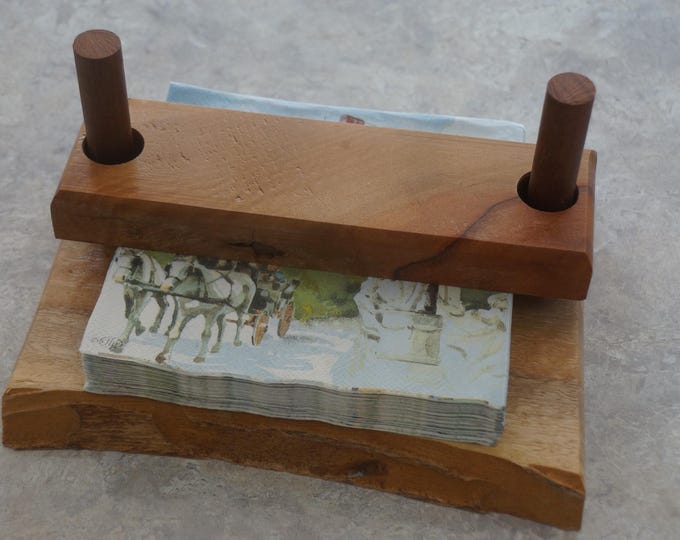 Napkin Holder in Sydney Blue Gum (2)