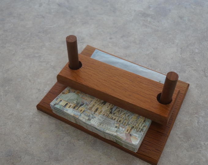 Napkin Holder in Thick She Oak
