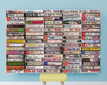 Retro Poster, Kassettenband, Musikposter, Kassettenbänder, Punk Rock, Punk Poster, Retro Punk, New Wave, Post Punk, Weihnachtsgeschenk