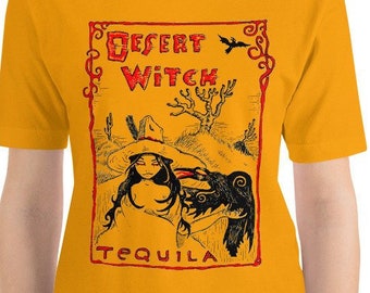 Halloween Witch, Witch T-shirt, Halloween Costume, Halloween Gift, Black Crow T-shirt, Samhain T-Shirt, Halloween Shirt, Tequila Shirt, Tequ