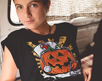 Halloween Nurse Gift T-Shirt