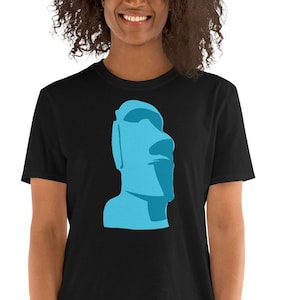 Moai Shirt, Easter island tiki, Tiki Shirt, Rapa Nui statue, Tiki Gift, Hawaii Gift, Moai Gift, Polynesian totem,
