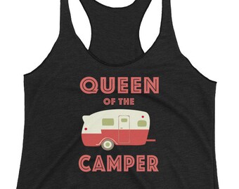 Rv Gift, Camp Shirt, RV Shirt, Camp Gift, Camper Gift, Queen of the Camper, Funny Camper shirt, RV T-Shirt, Rv queen Camping Shirt, Women's