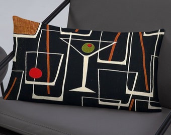 Vintage Mid Century Modern Design Pillow