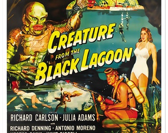 Creature From The Black Lagoon Gift Sticker