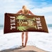Tiki Tiki Beach Towel
