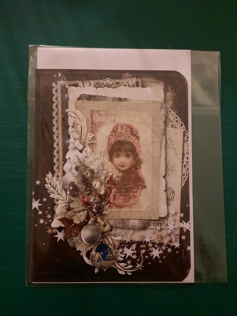 Vintage Christmas Card image 1