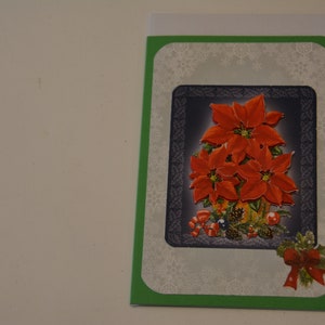 Carte Noel bouquet
