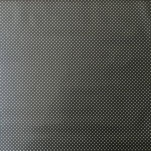 Oilcloth by the House, charcoal grey white dots
