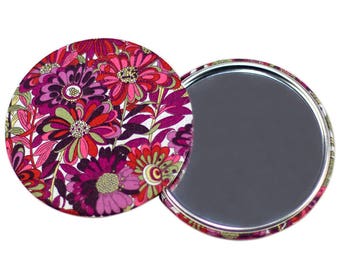 75mm Liberty Willow pink Pocket mirror * limited EDITION *.