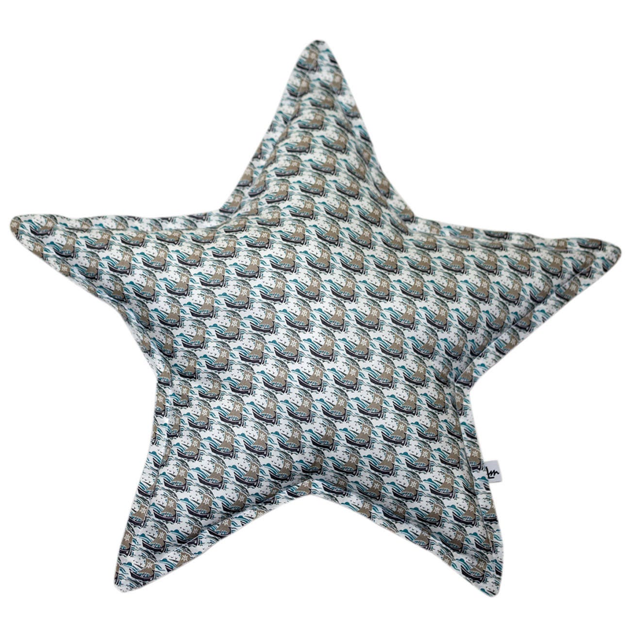 Coussin Étoile, Coussin Forme Motif Bateau Pirate, Liberty Of London Samols, Collector, 35x35cm