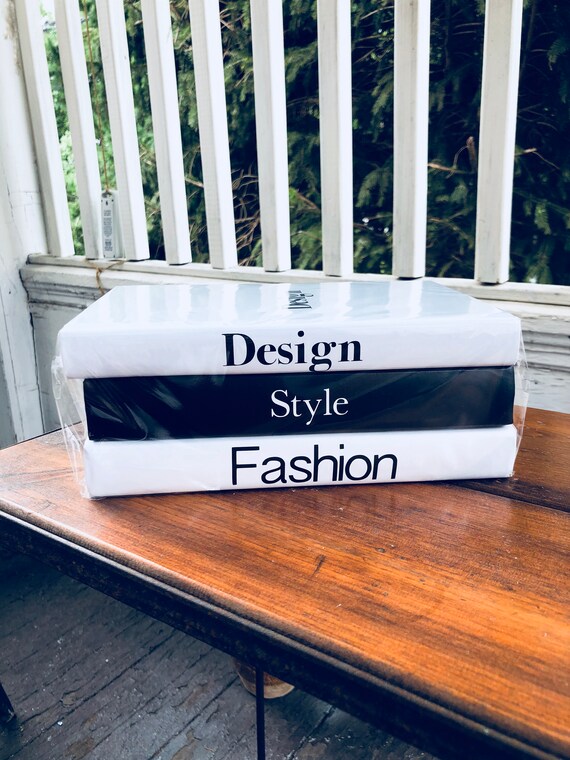 Design Fashion Style Books Designer Decorative Coffee