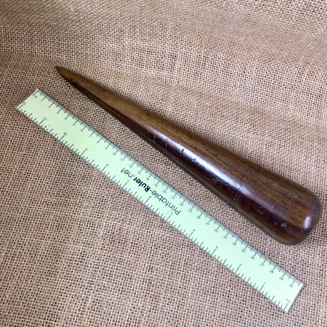 Antique Treen Seaman's Fid, Victorian Maritime Sailmaker’s Rigging Tool ...