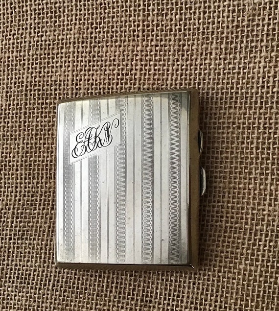 Vintage Elgin Striped Cigarette Case, Gold and Silver Cigarette Case, Ready  to Engrave, Men's Cigarette Case, Vintage Tobacciana, 8AJ04QLL 