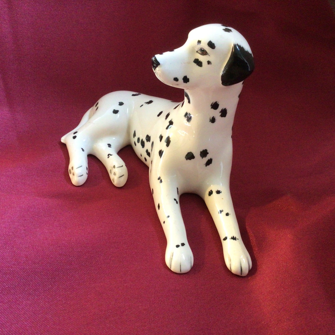Vintage Dalmatian Ceramic Dog china figurine Midwinter | Etsy