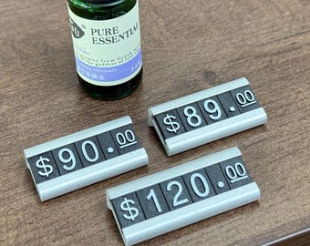 Adjustable Price Tag: Retail Shop Counter Display