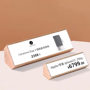 Suporte de marca, Etiqueta de preço, Sinal de marca, Sinal de marca em acrílico transparente, Adereços de fotografia de cosméticos, Suporte de balcão, Suporte de cartão de visita,