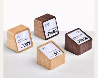 Acrylic Price Tag Display: Jewelry, Retail Counter Stand