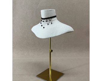 Leinen Schmuck Display Büste, Schal & Halskette Halter