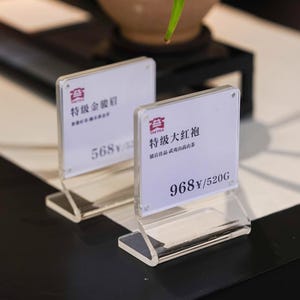 Price Tag, Brand Sign, Clear Acrylic Price Tag, Price Tag for Jewelry Display, Counter Stand, Number Dollar Price, Block Kit for Retail Shop