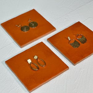 Ceramic Jewelry Display Photo Prop: Textured Photography Posing Blocks