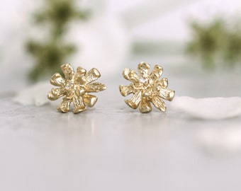 Flower Earrings, Minimalist Earrings, Dainty Earrings, Flower Studs, Flower Stud Earrings, Post Earrings, Gold Filled Earrings, Tiny Studs