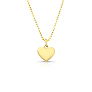 Heart Pendant-14K Gold Pendant-Personalized Gift-Jewelry For Women