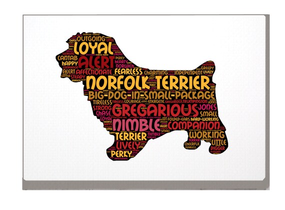 My Best Friend is Norfolk Terrier Messenger Bag