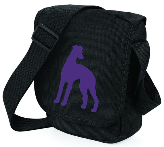 Schulter Tasche Umhängetasche Bag Whippet Rasse dogs Hunde Haustier Windhund 